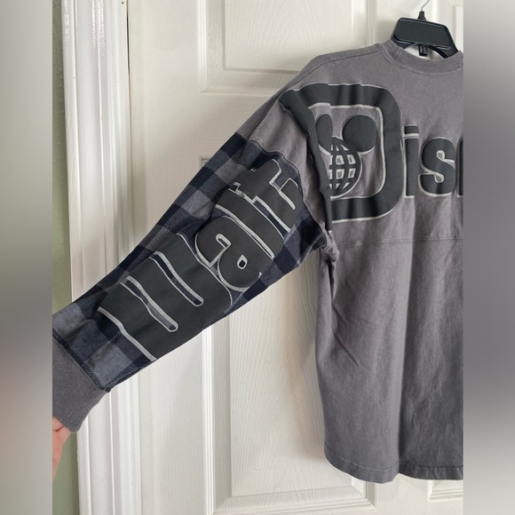 Walt Disney World Mickey Mouse Size XS Buffalo Check Plaid Spirit Jersey - Picture 8 of 11